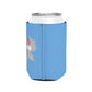 "Bed Wine & Blue" Fun Can Cooler Sleeve