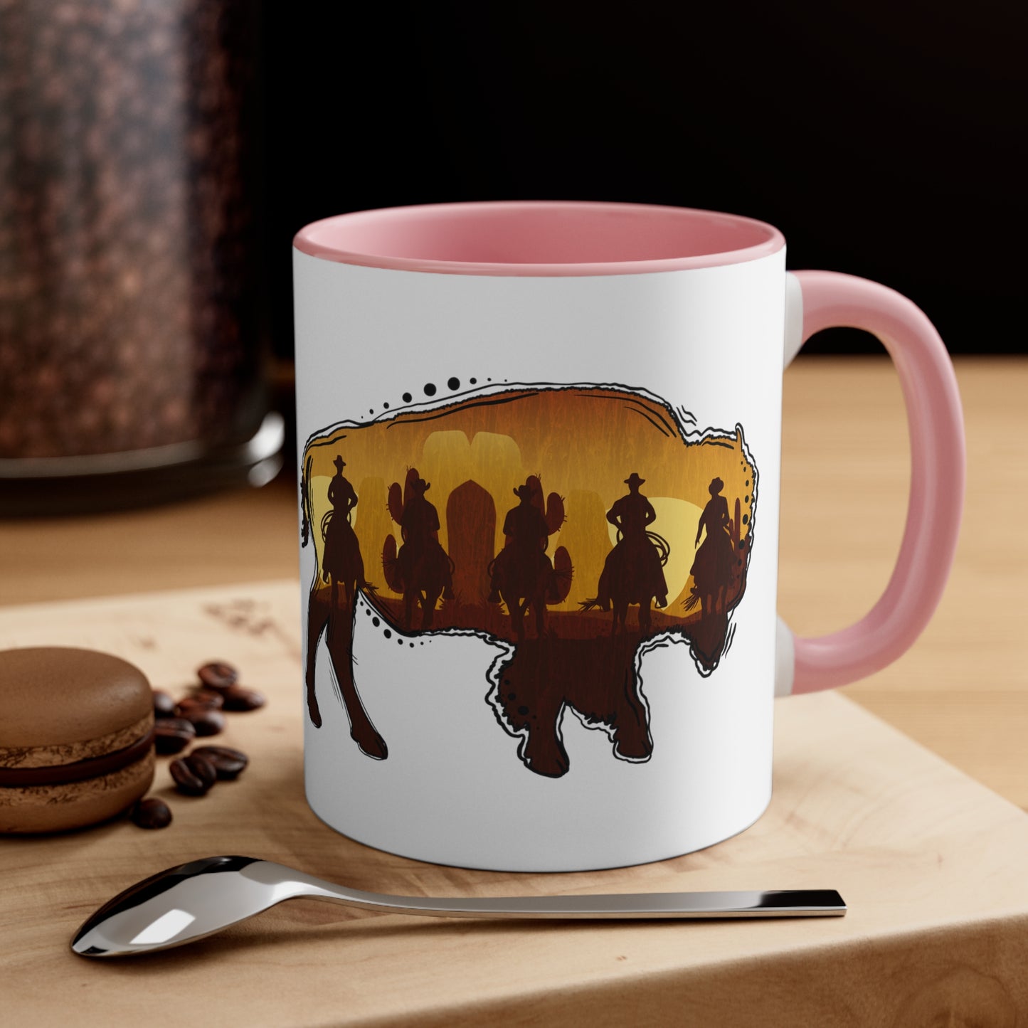 Cowboy Bison & Howdy Bitches Mug, 11oz