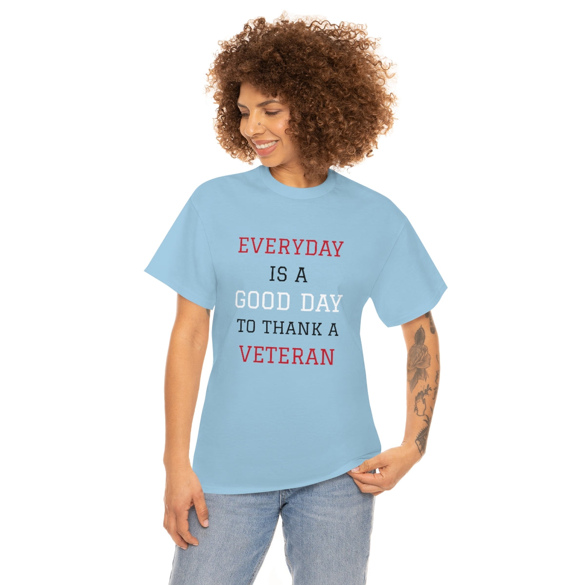 Thank a Veteran Unisex Heavy Cotton Tee