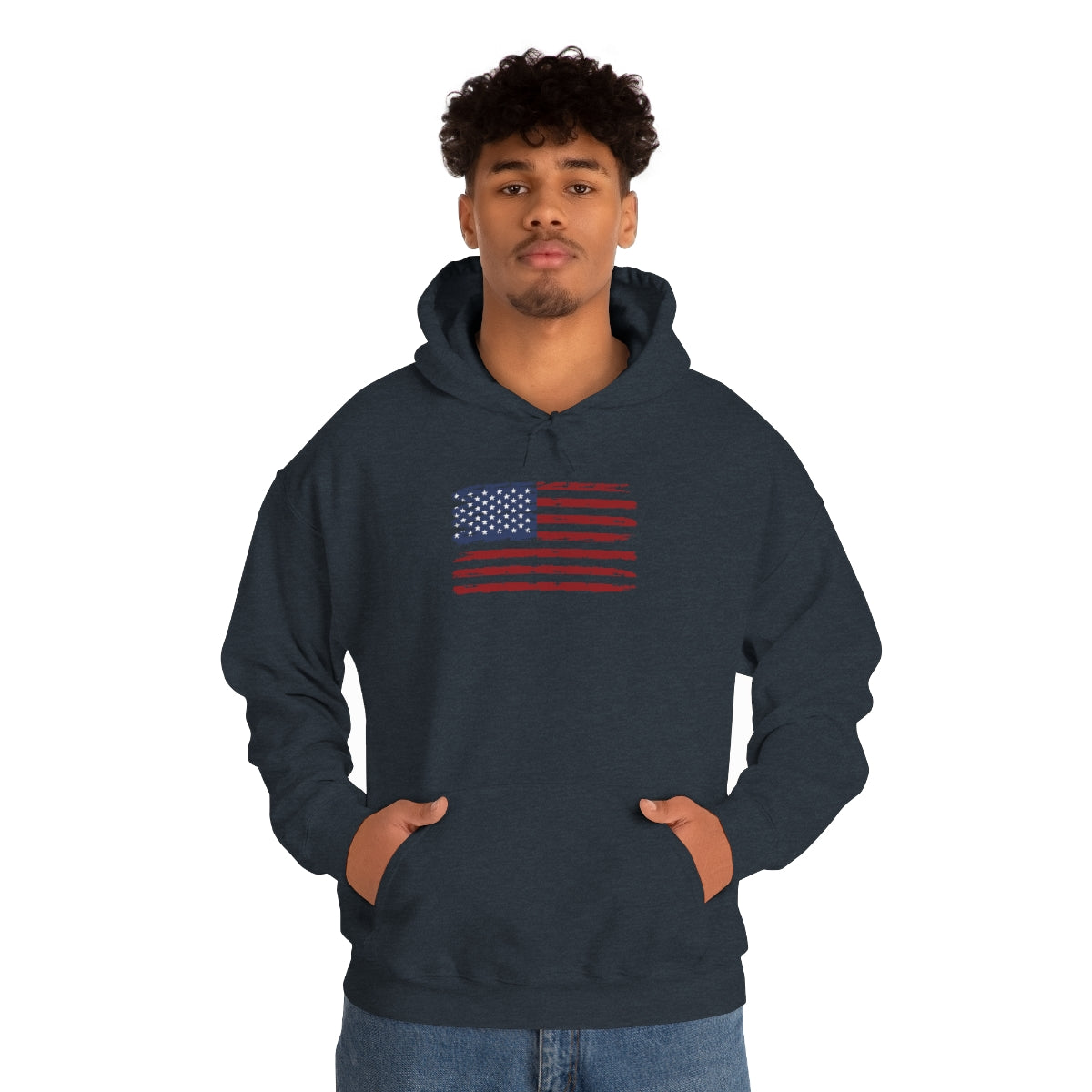American Flag Hooded Sweatshirt