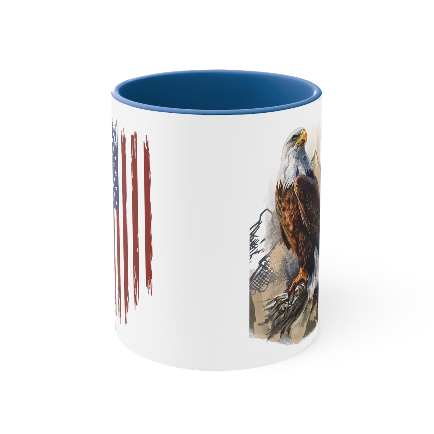 Eagle & American Flag #2 Mug, 11oz