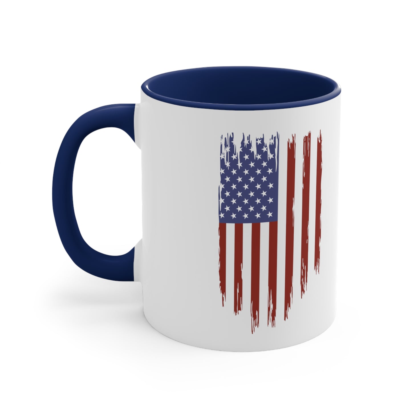 Horses & American Flag Mug, 11oz