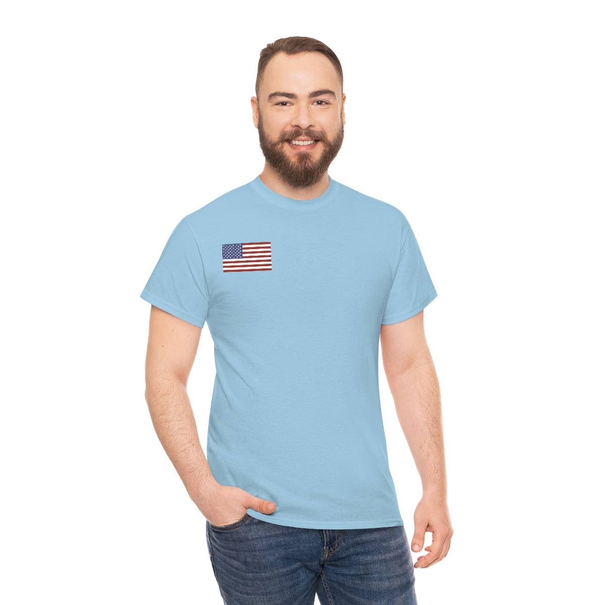 USA Car Unisex Heavy Cotton Tee