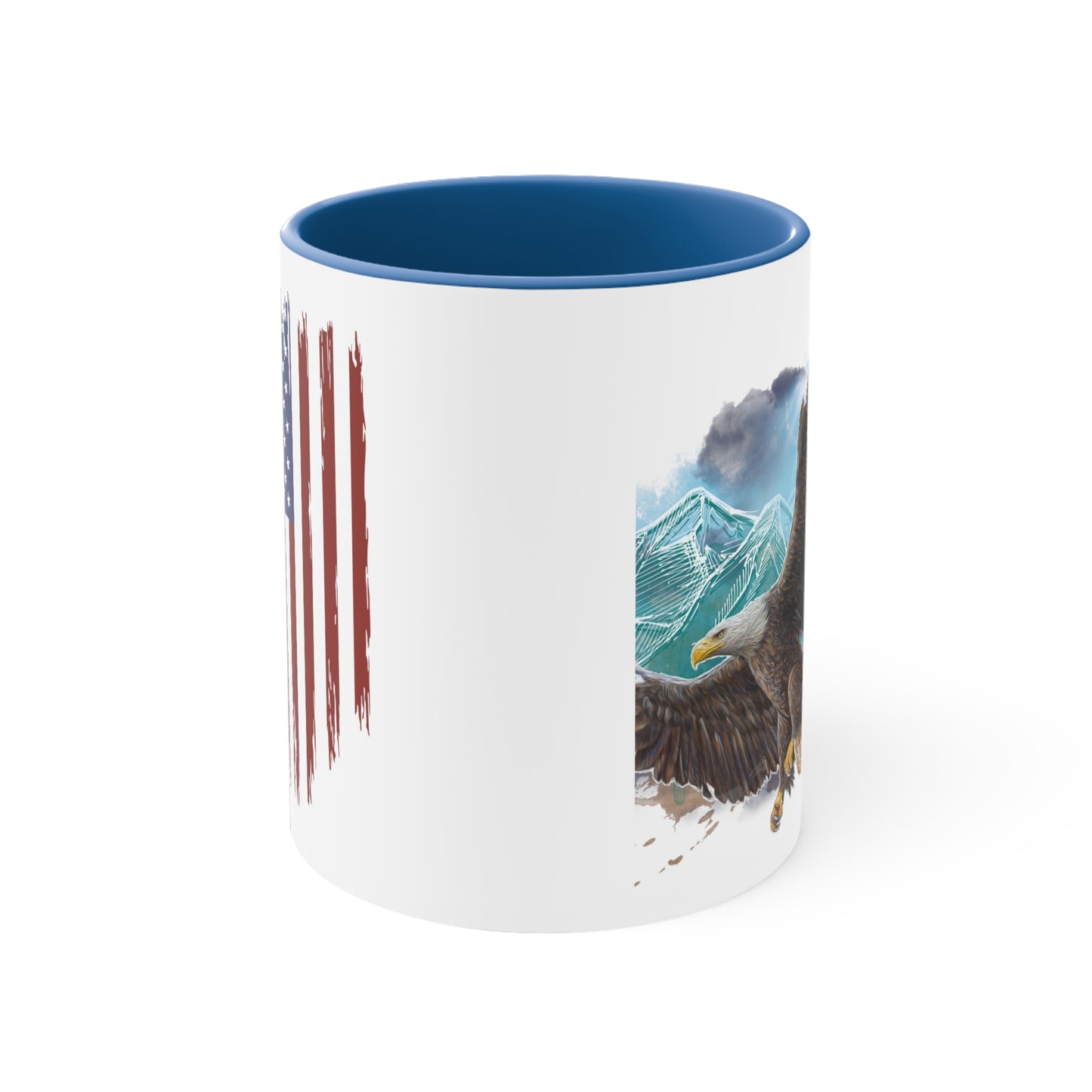 Eagle & American Flag #3 Mug, 11oz