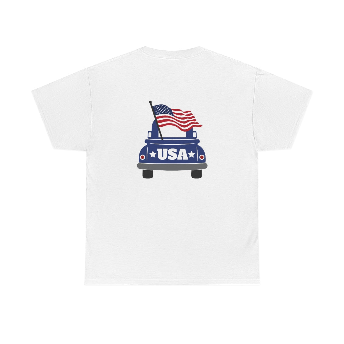 USA Car Unisex Heavy Cotton Tee