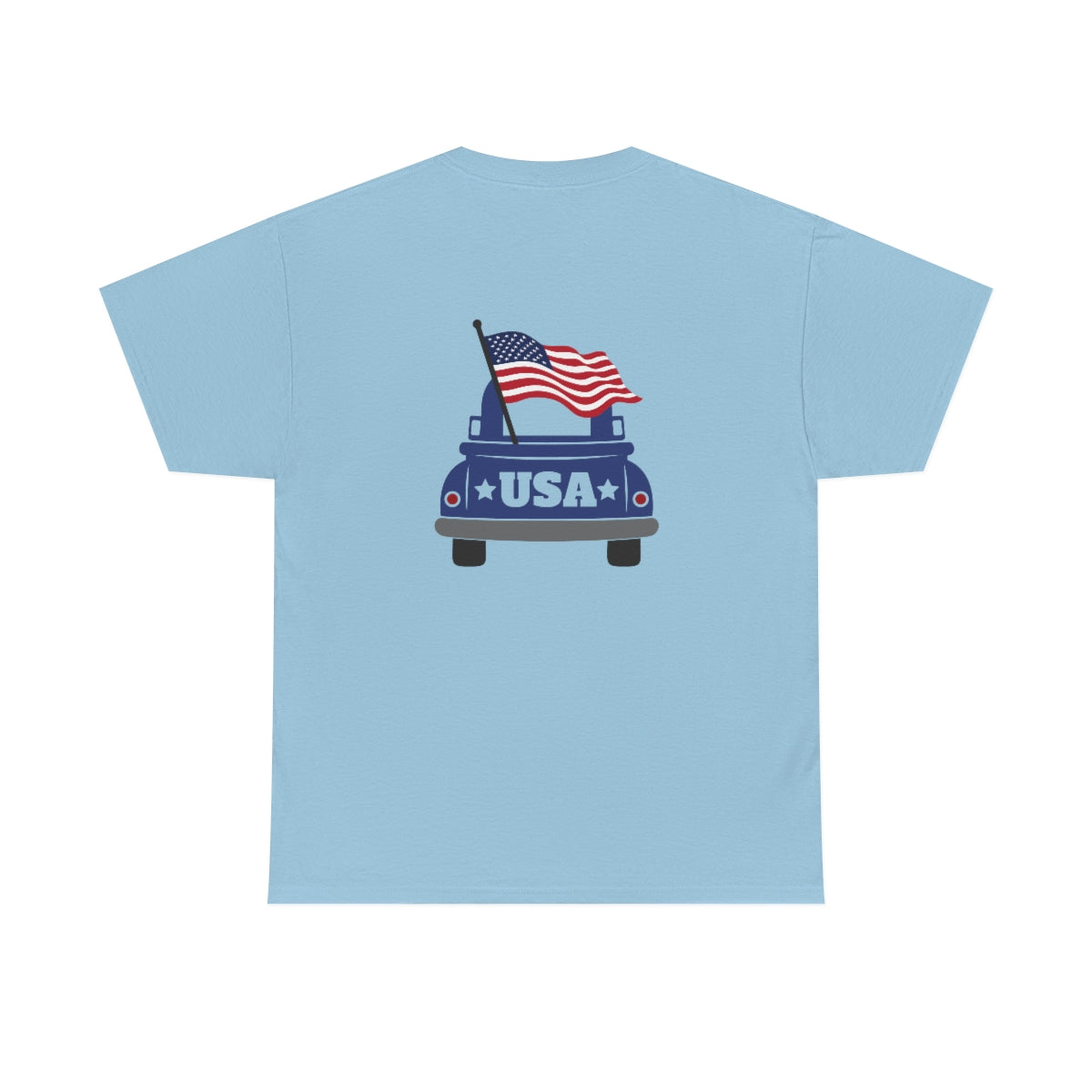 USA Car Unisex Heavy Cotton Tee