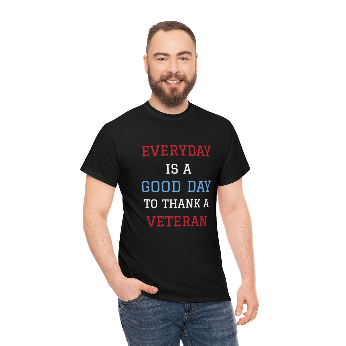 Thank a Veteran Unisex Heavy Cotton Tee