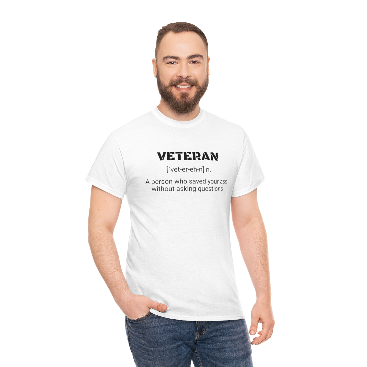 VETERAN - a person who saved your ass without asking questions