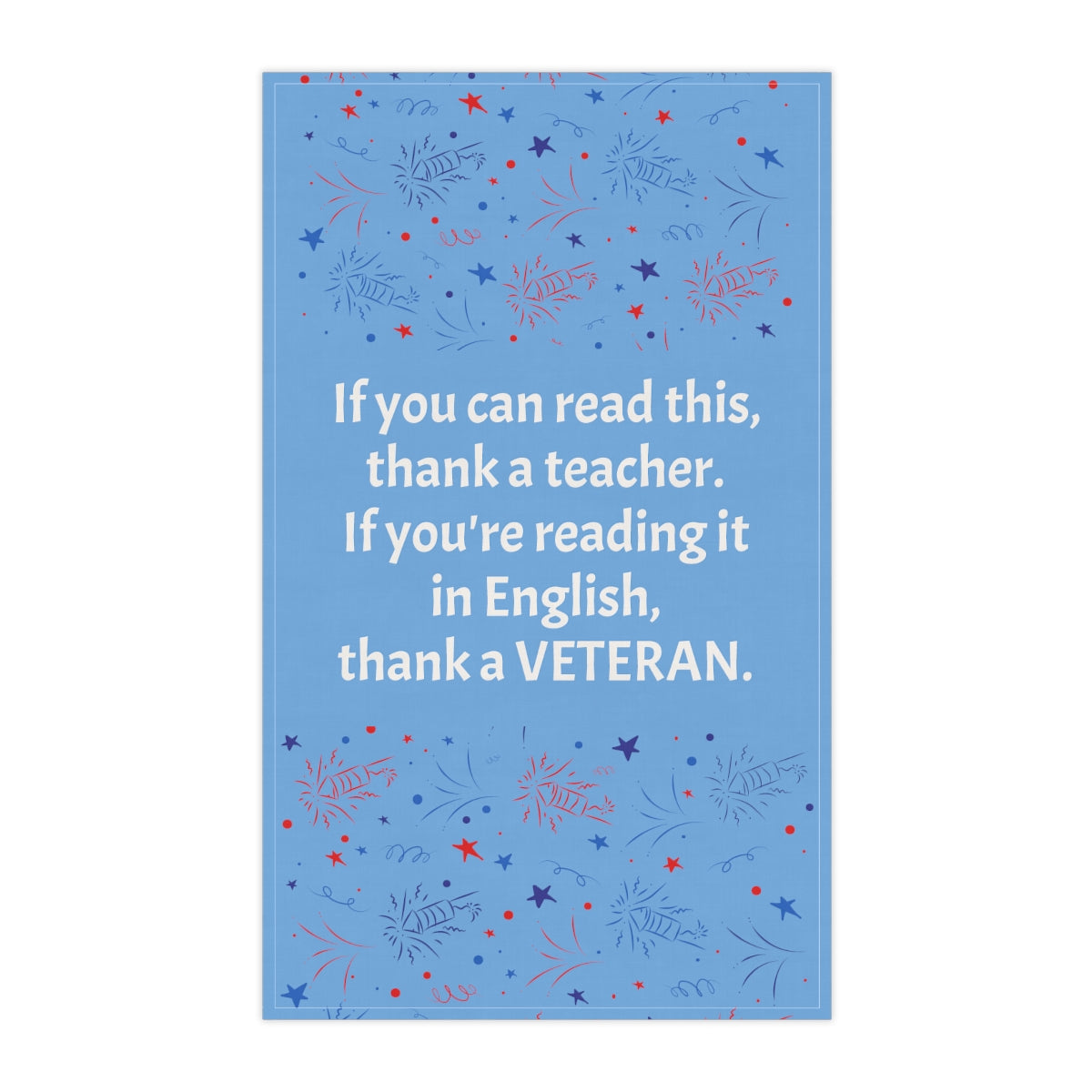 Thank a Veteran Kitchen Towel