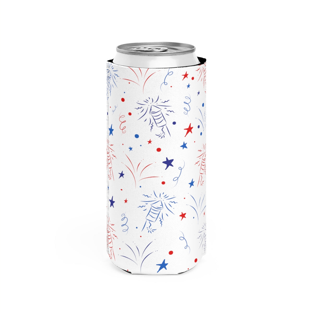 Patriotic Slim Can Cooler