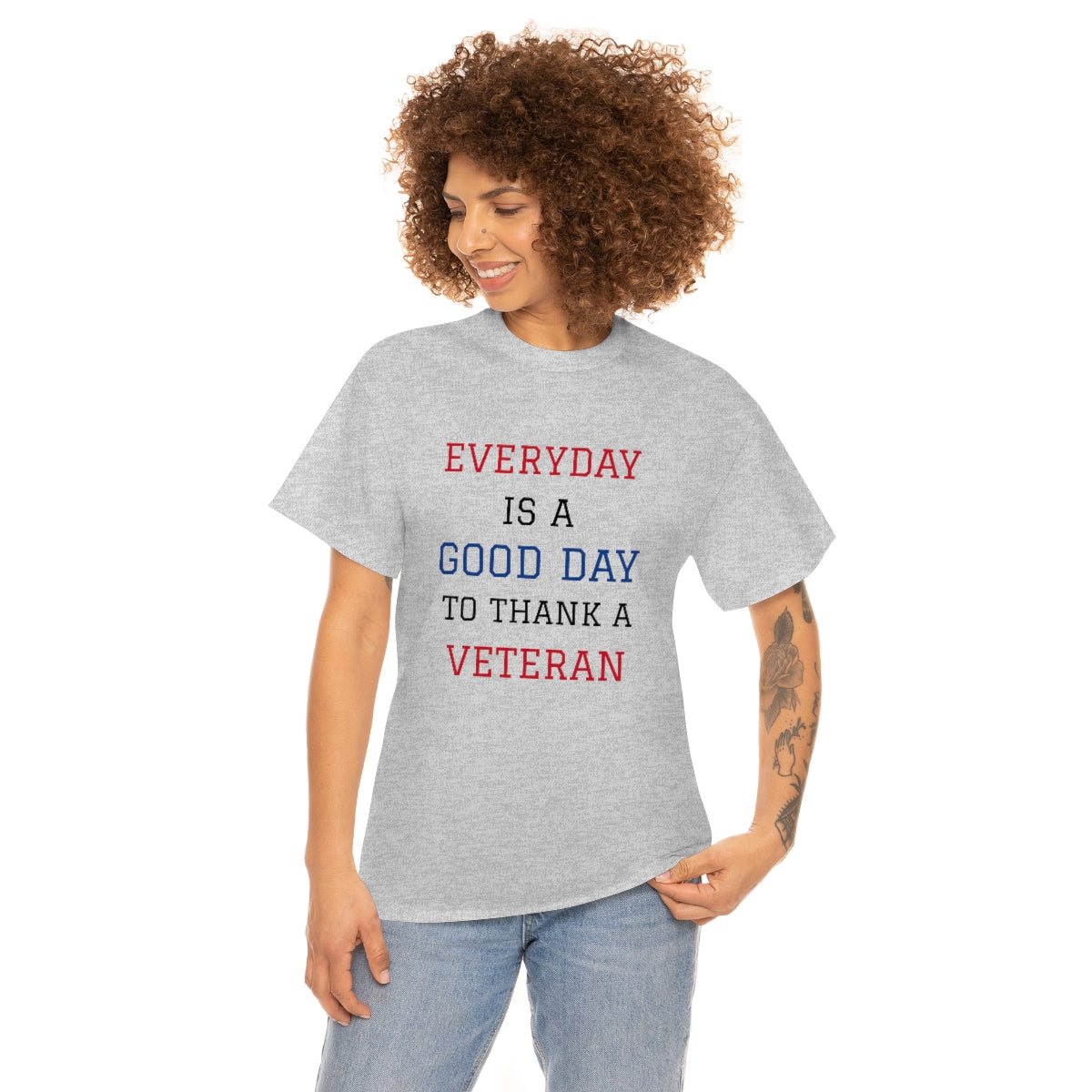 Thank a Veteran Unisex Heavy Cotton Tee