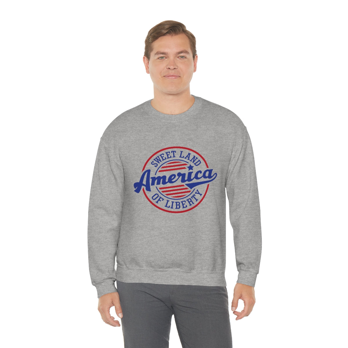 Sweet Land of Liberty Unisex Crewneck Sweatshirt