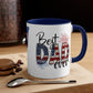 Best Dad Ever, Eagle & American Flag Mug, 11oz