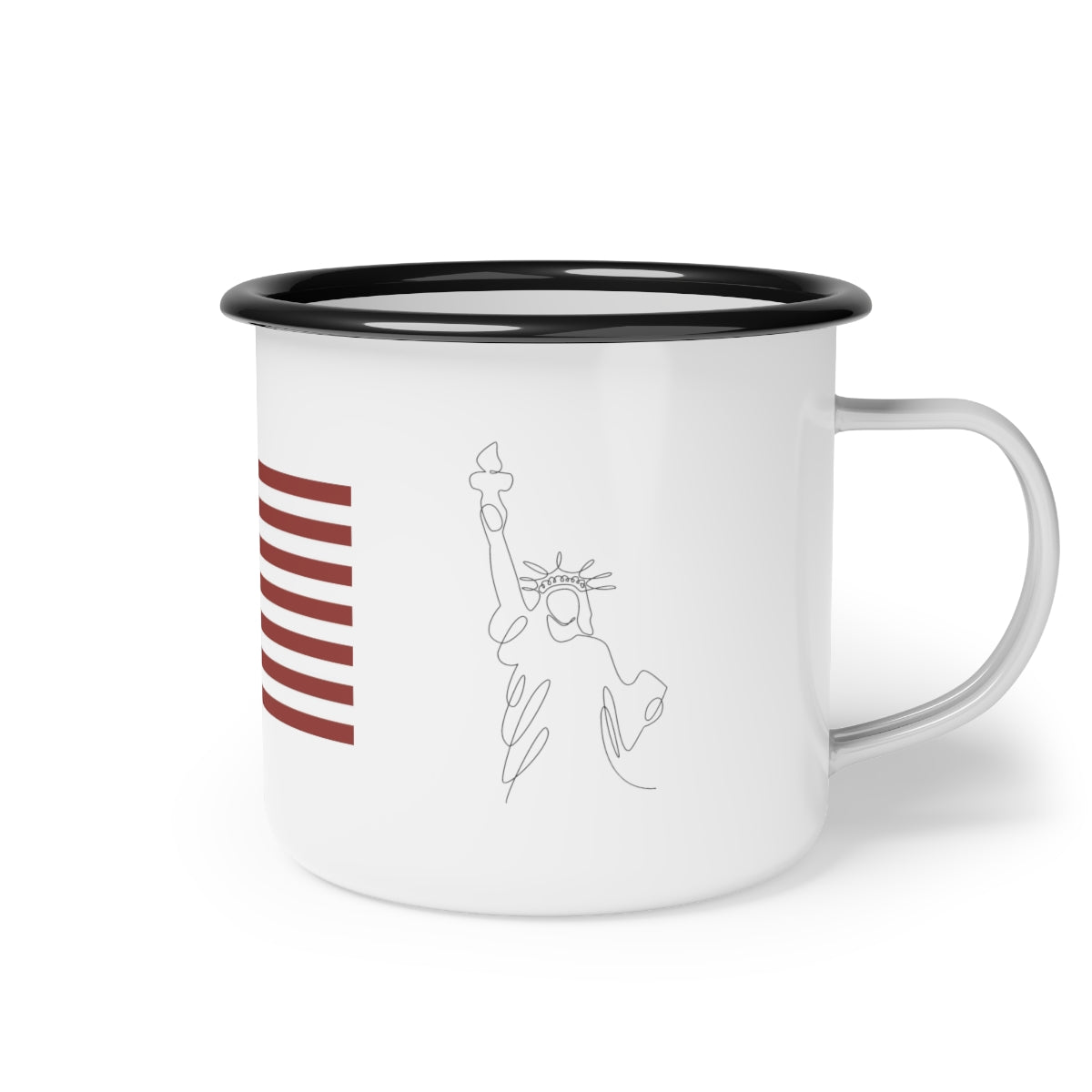 Statue of Liberty & Flag Camp Cup