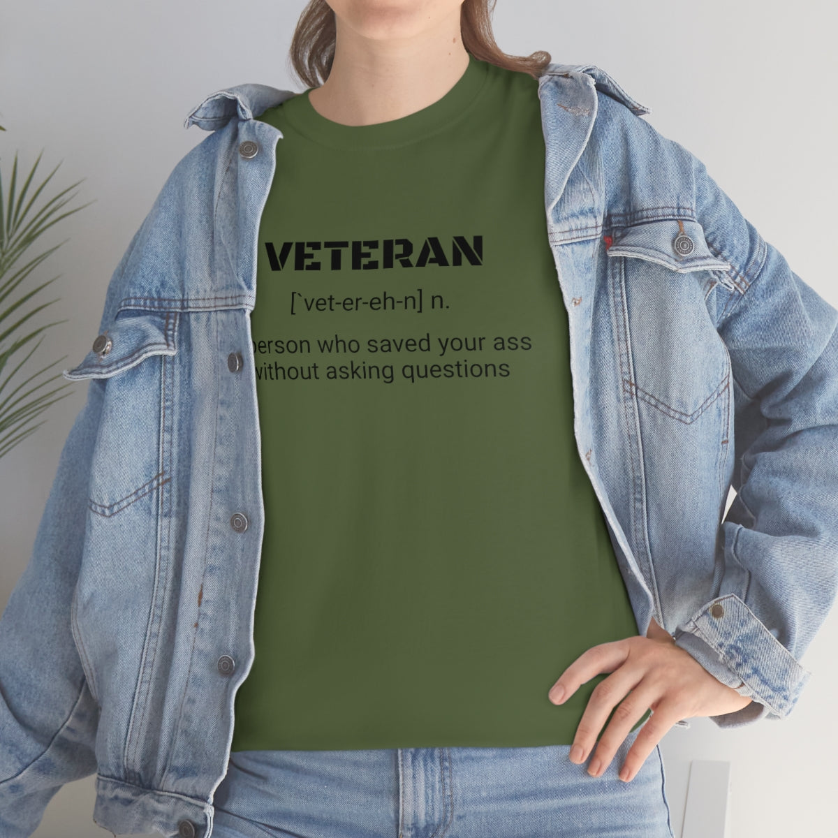 VETERAN - a person who saved your ass without asking questions