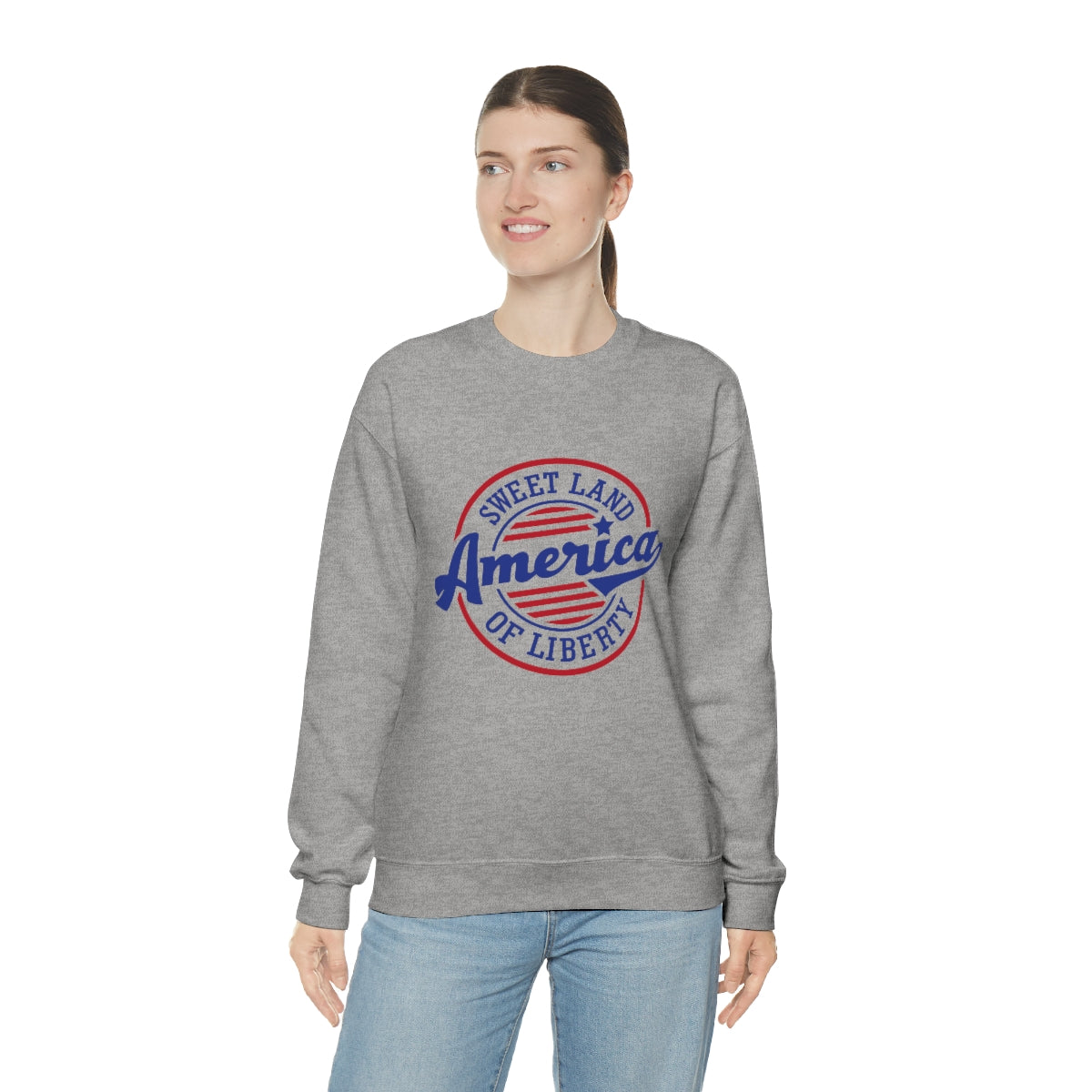 Sweet Land of Liberty Unisex Crewneck Sweatshirt