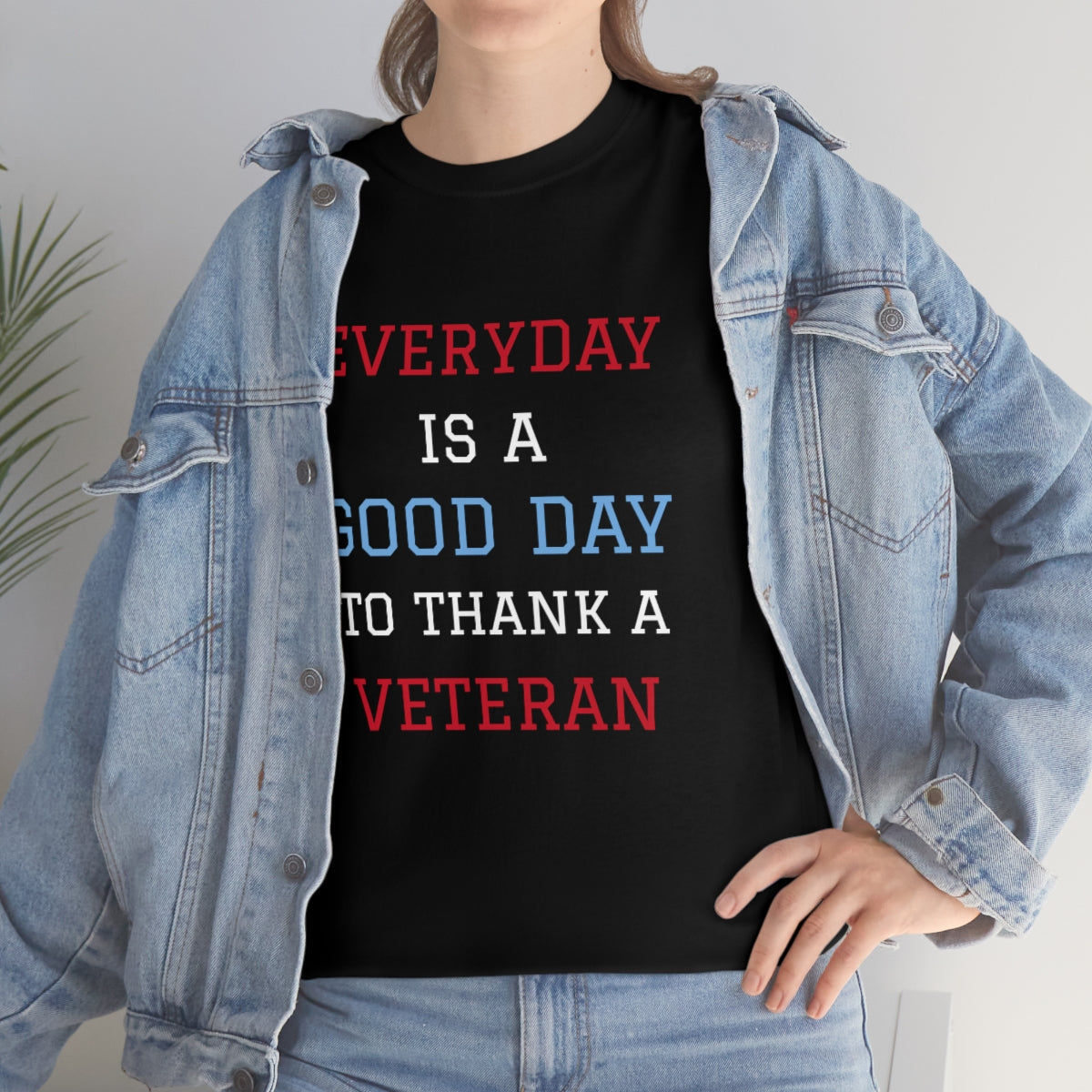 Thank a Veteran Unisex Heavy Cotton Tee