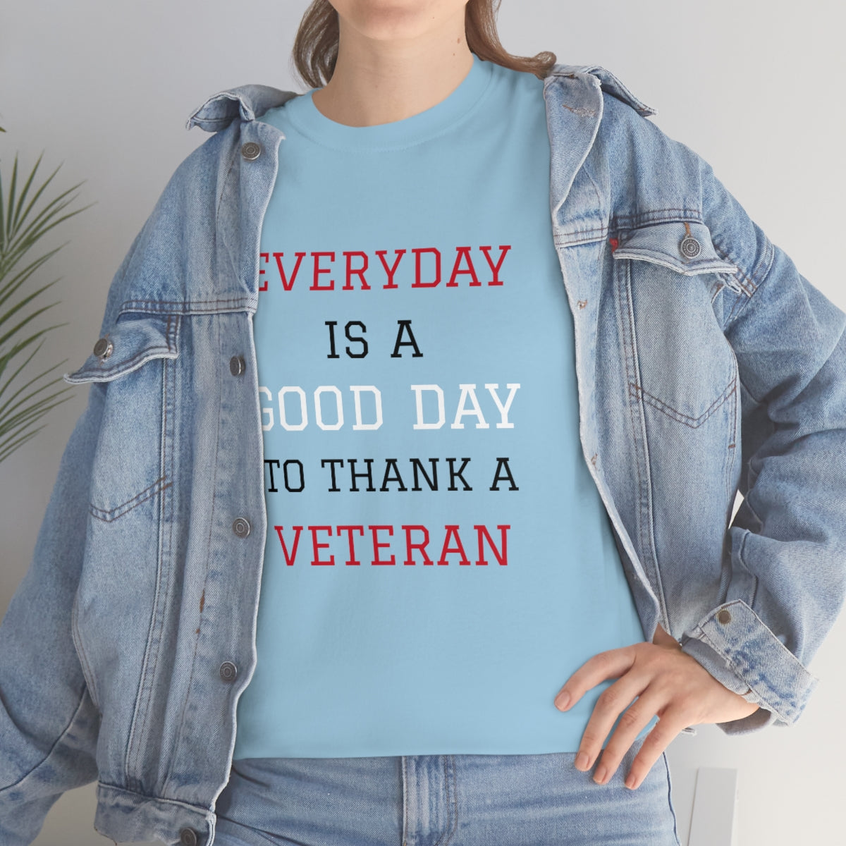 Thank a Veteran Unisex Heavy Cotton Tee