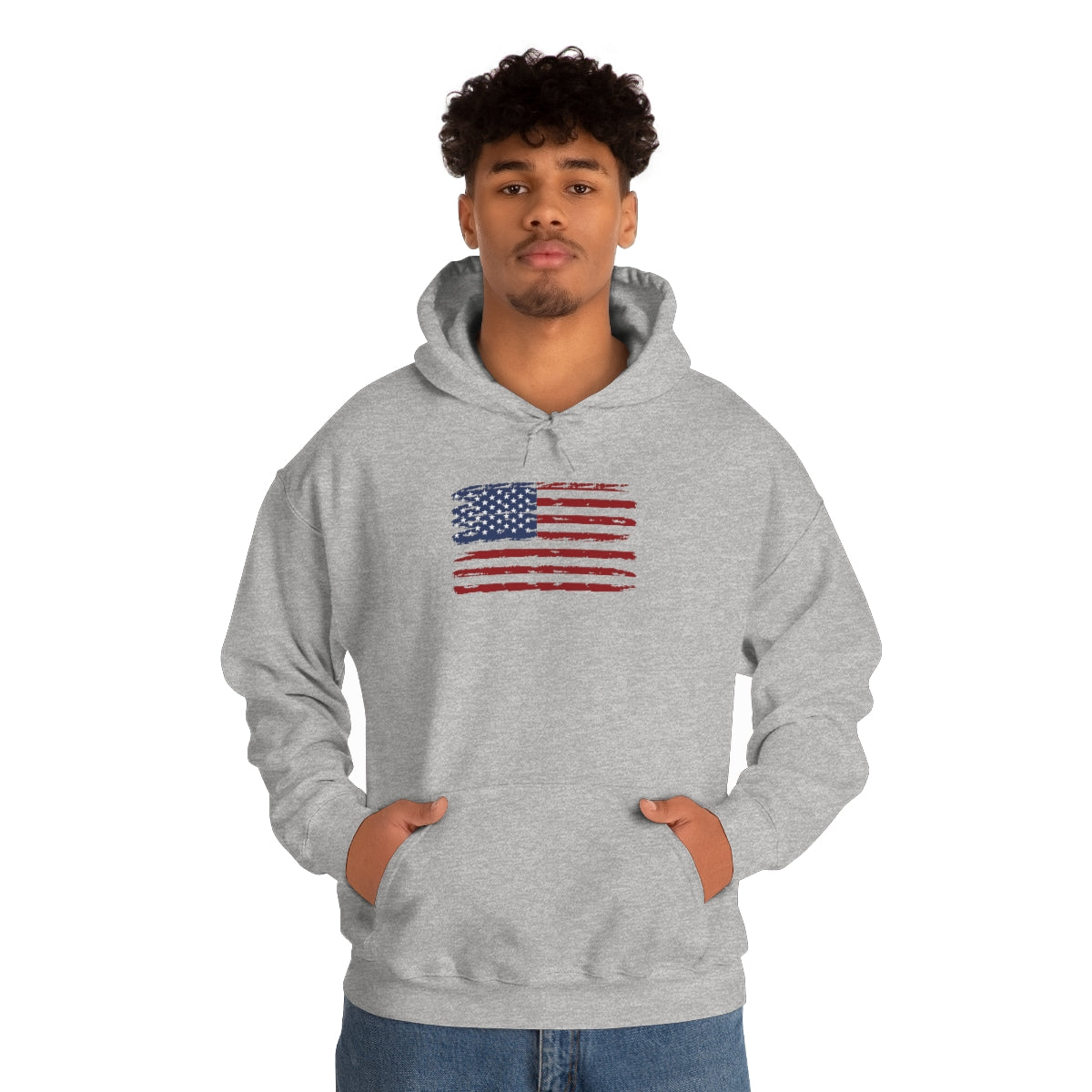 American Flag Hooded Sweatshirt