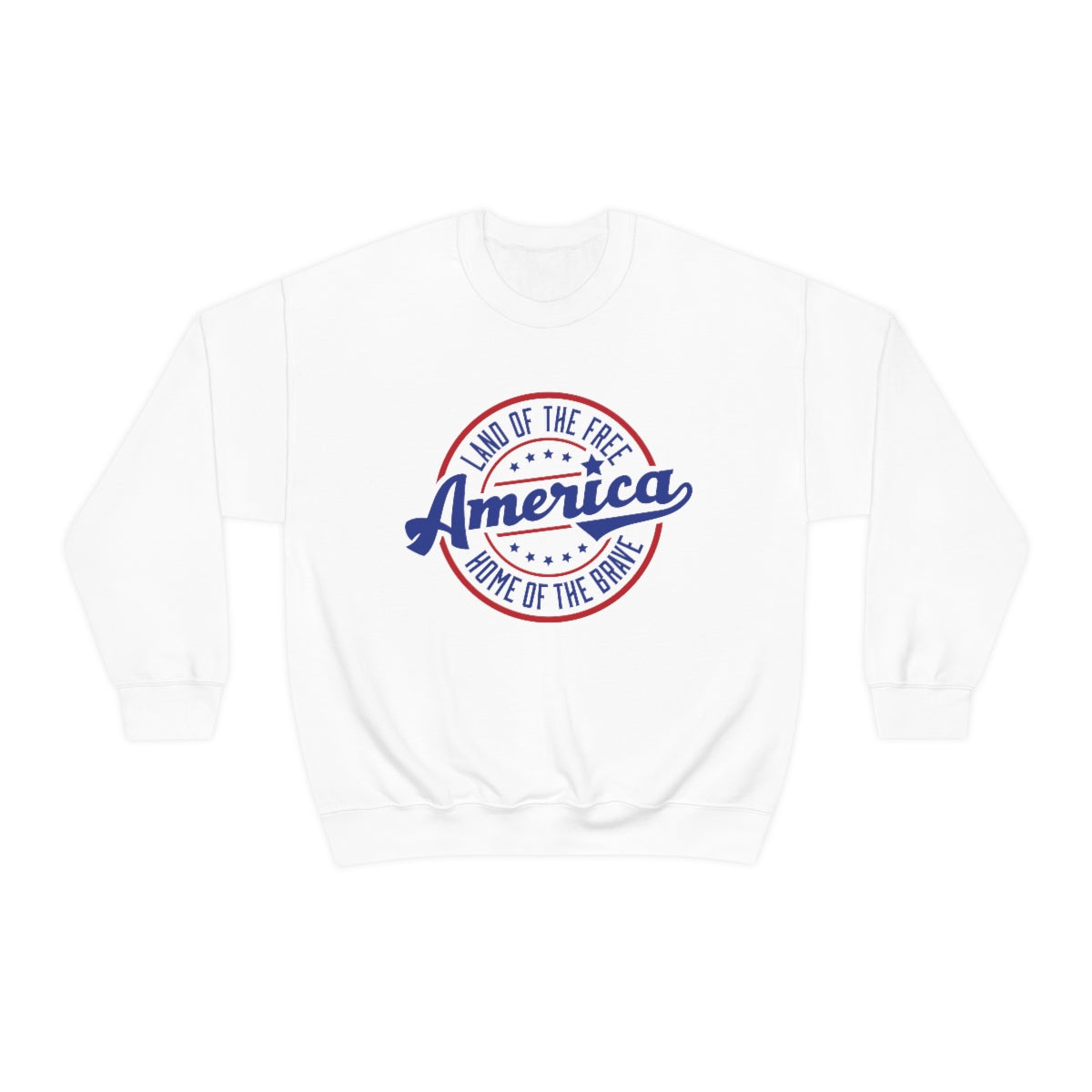 Land of the Free Unisex Crewneck Sweatshirt