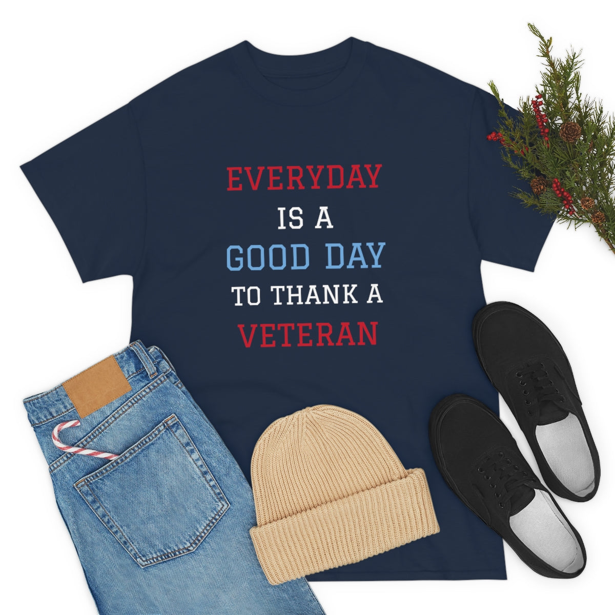 Thank a Veteran Unisex Heavy Cotton Tee