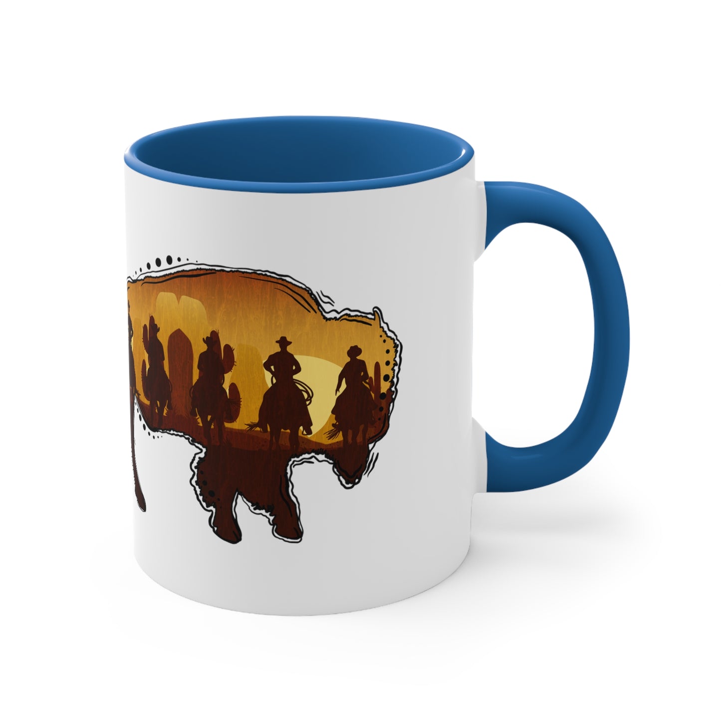 Cowboy Bison & Howdy Bitches Mug, 11oz