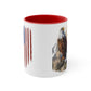 Eagle & American Flag #2 Mug, 11oz