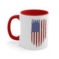 Horses & American Flag Mug, 11oz