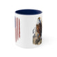 Eagle & American Flag #2 Mug, 11oz