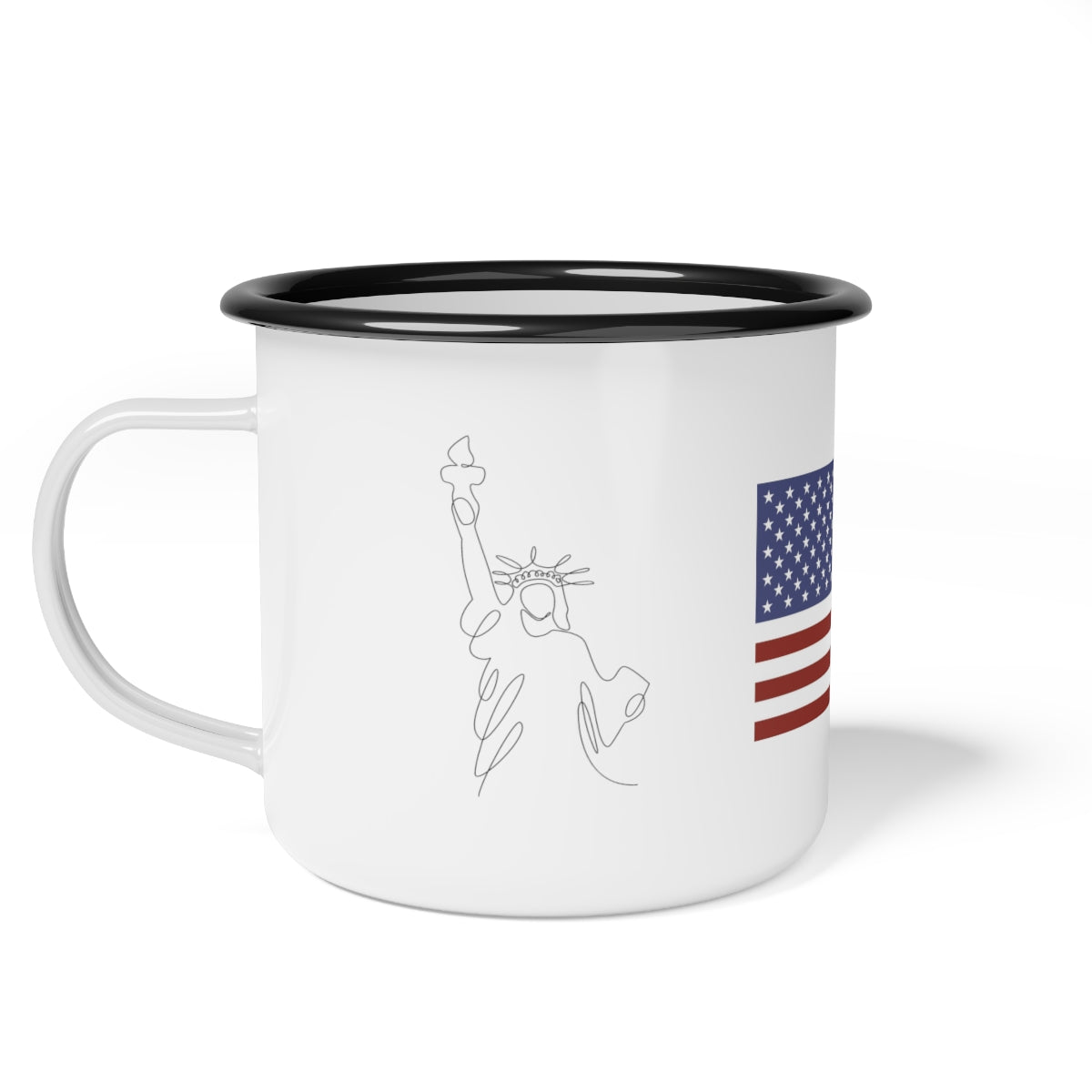 Statue of Liberty & Flag Camp Cup