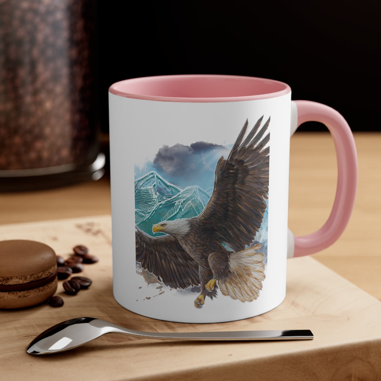 Eagle & American Flag #3 Mug, 11oz